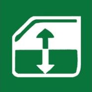 SWF 596122 SWF 596122 Inlegplaatje raambediening groen